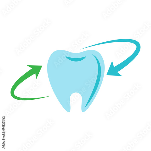 Dental care logo icon design