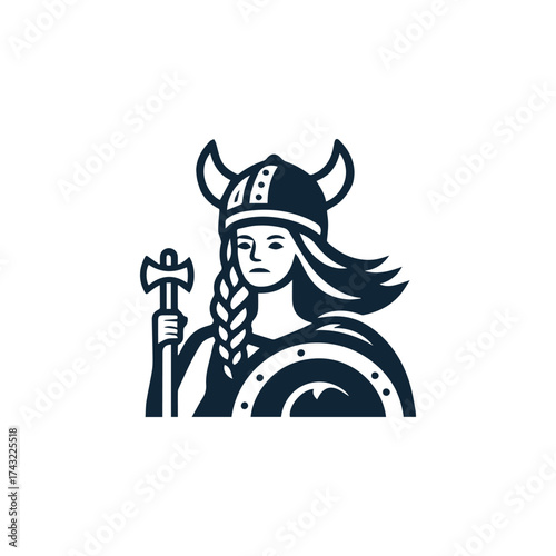 Viking Girl Logo