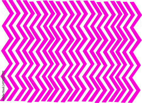 Vibrant pink zigzag chevron pattern forming a modern geometric background. Ideal for textiles, wallpapers, wrapping paper, and contemporary digital designs.
