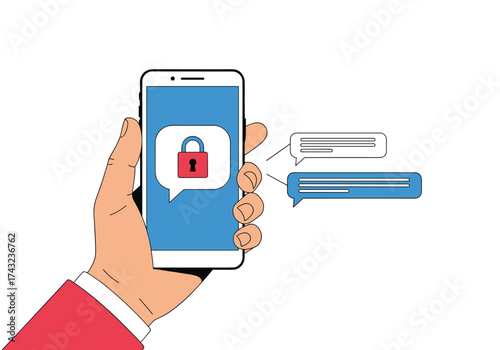 Securing your private conversations with end to end encryption.