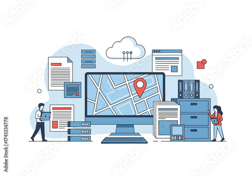 Geographic information systems are used for storing analyzing and managing spatial data for diverse applications.