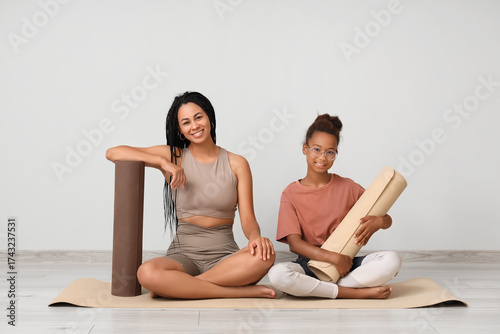 African-American mother wit...