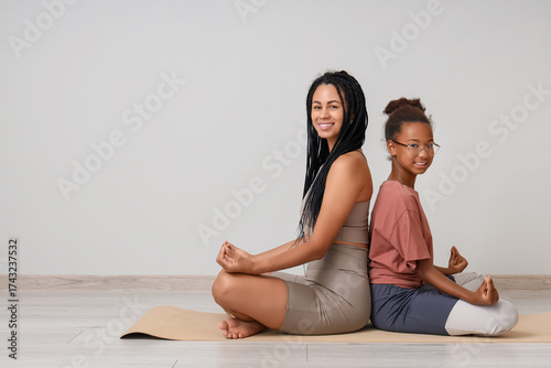 African-American mother wit...