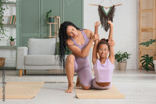 African-American mother wit...
