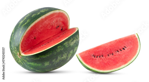 Wallpaper Mural watermelon isolated on transparent png (Image from camera) Torontodigital.ca