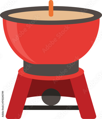 Fondue pot