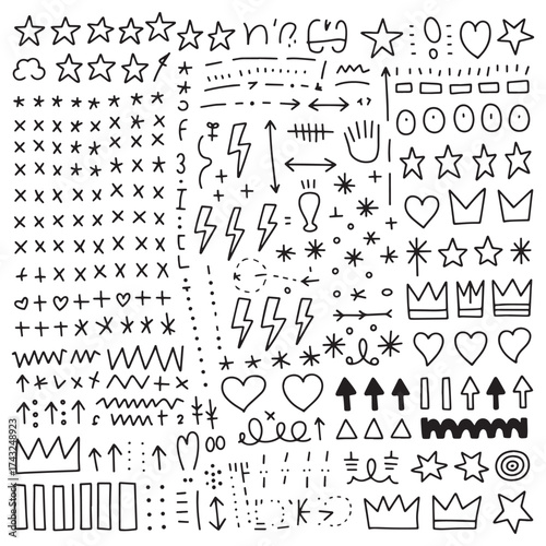 Abstract Symbolic Line Art Collection