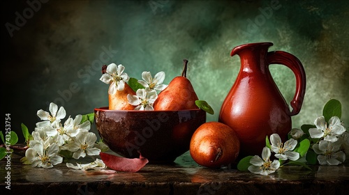 still life with vegetables