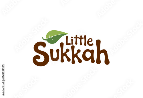 Little Sukkah logo with green leaf design representing Sukkot  