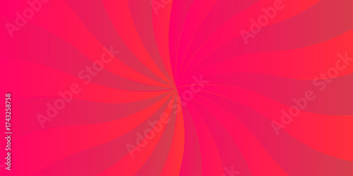 Abstract spiral explosion art gradient sunburst swirl shiny design.