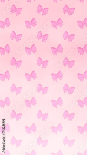 aesthetic pink cute wallpaper background illustration
