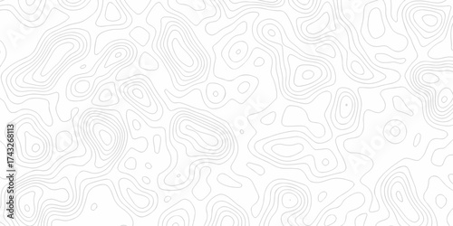 geographic grid vector isolate minimal topographic wave map lines. Ocean topographic line abstract sea map area space technology topo landscape map texture.