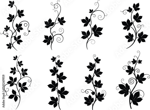 Silhouette illustrations of iconic bridge designs, showcasing architectural diversity, engineering styles, and structural types in black and white format