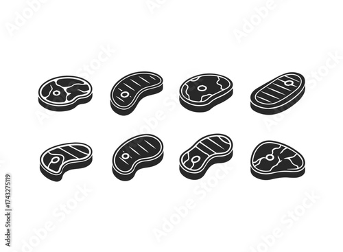 Abstract geometric pattern with bold colors and clean lines