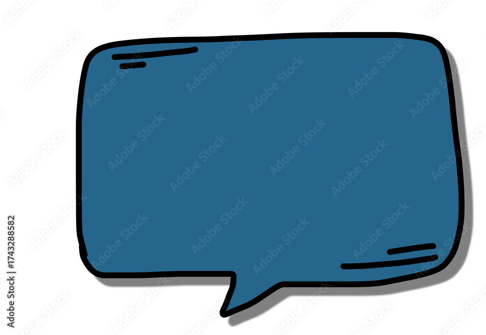 Fototapeta premium Bubble speech chat talk message cloud for conversation