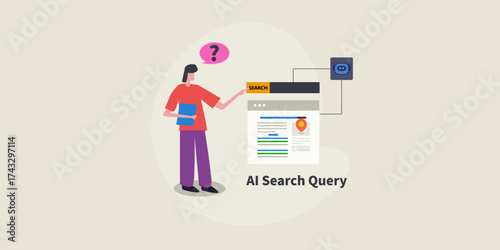Student explores academic inquiries through intelligent search engine and enhance learning experience with AI curated search results. 