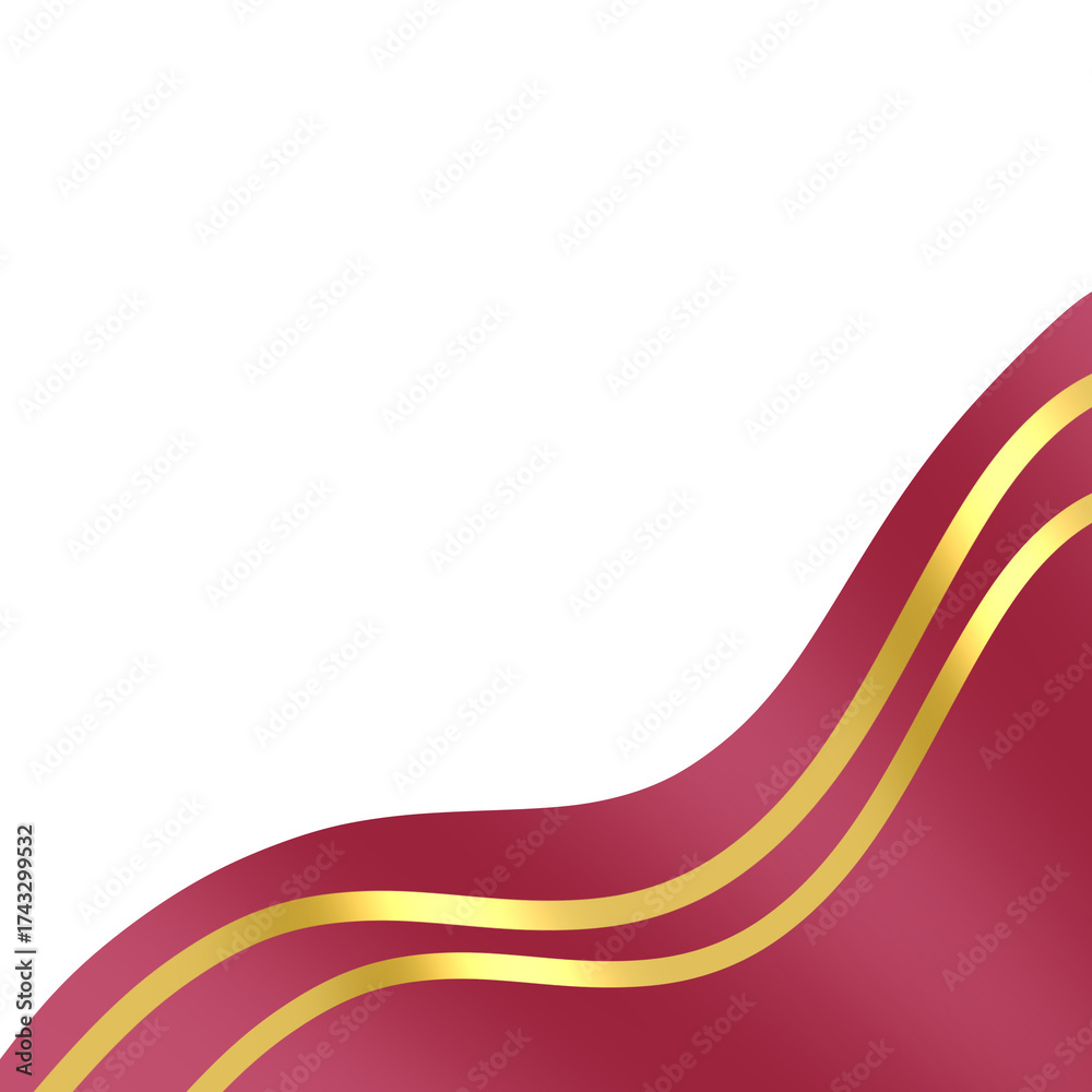 Obraz premium Abstract Burgundy Background with Gold Lines