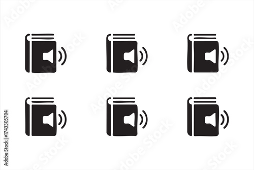 Knowledge sharing and audiobook vector for online education and media themes