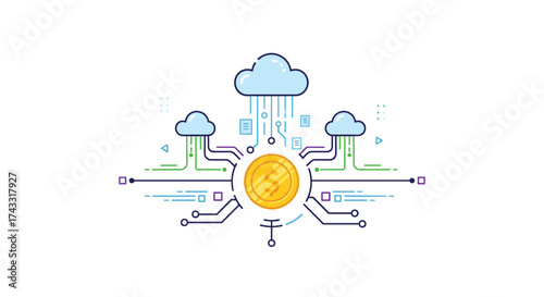 Decentralized cloud network using digital currency for secure data storage and transfer.
