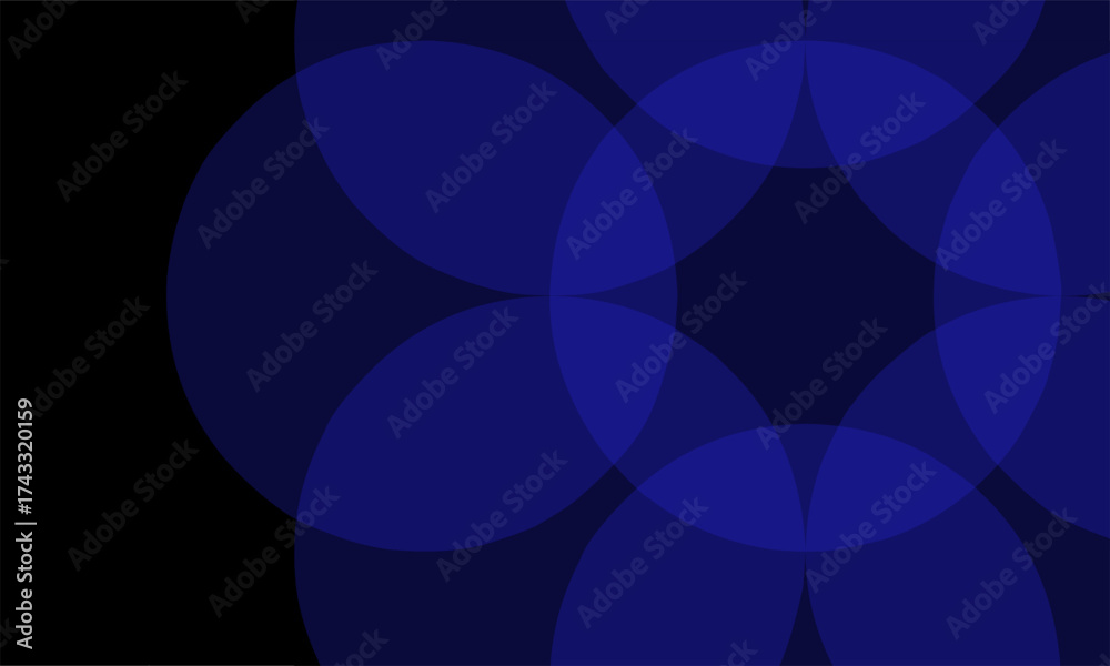 Obraz premium abstract blue background with circles