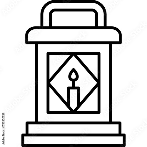 Islamic Lantern Icon