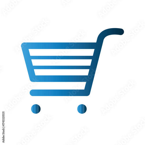 Shopping cart icon design template