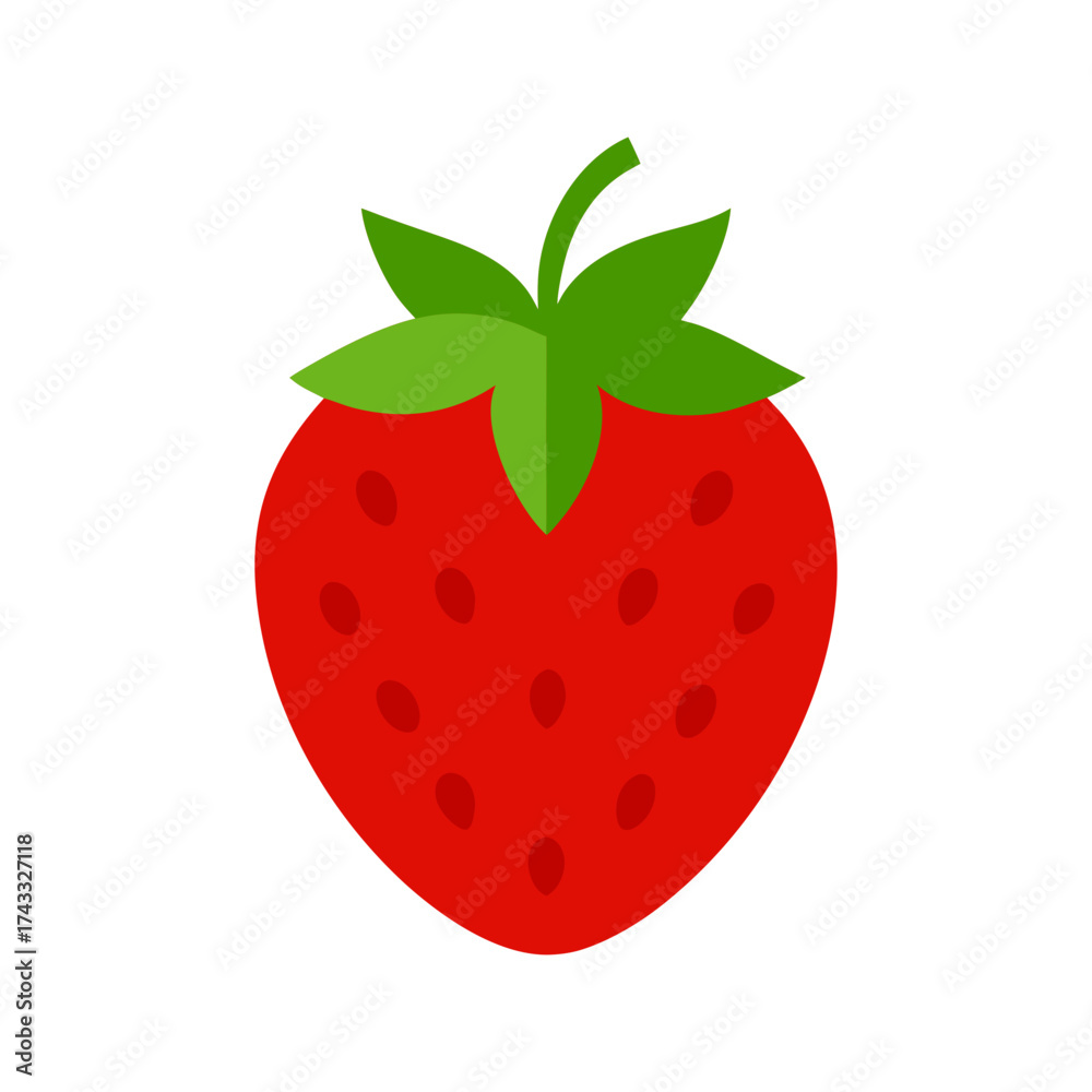 Fototapeta premium strawberry isolated on white background