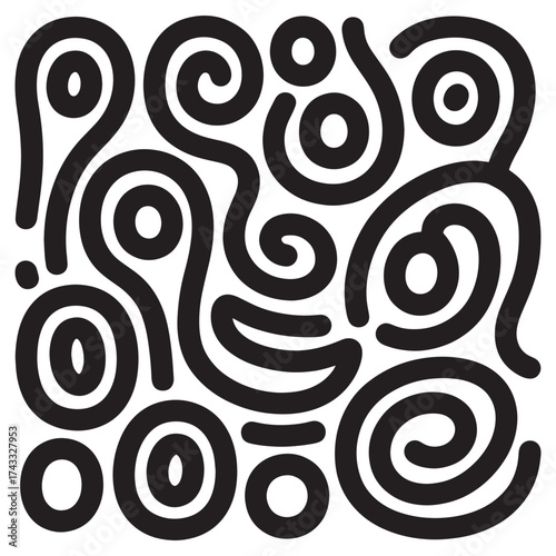 Expressive Minimalist Black and White Sketches
