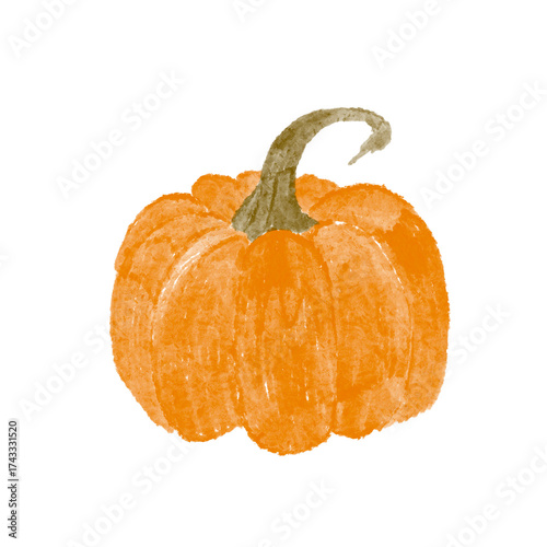 A pumpkin for halloween