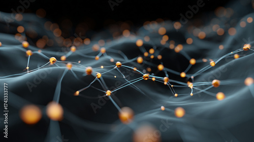 Organic neural network pattern
