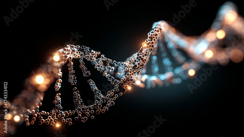 Gene helical structure pattern