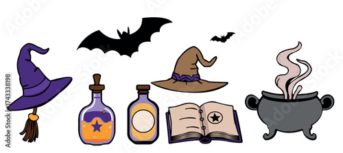Halloween Witch Elements Collection