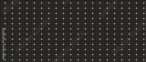 Minimal black background with white dots forming a geometric grid pattern. Modern abstract texture ideal for digital, tech, and futuristic designs. Perfect for backgrounds, layouts, and web visuals.
