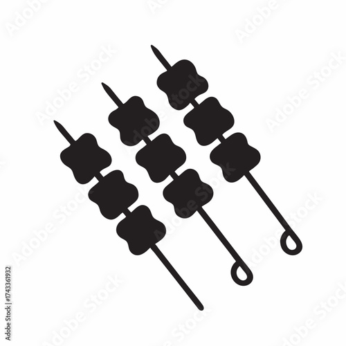 Delicious grilled kabobs for summer barbecue party