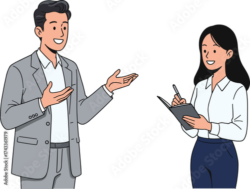 Business interview discussion, professional communication, office teamwork collaboration, workplace conversation, leadership guidance, employee engagement, corporate partnership, career growth