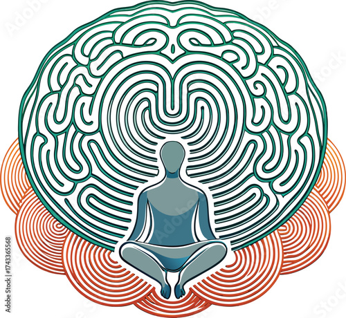 New Year Wellness Detox teal spiral head for daily reflection journaling and clarity routine