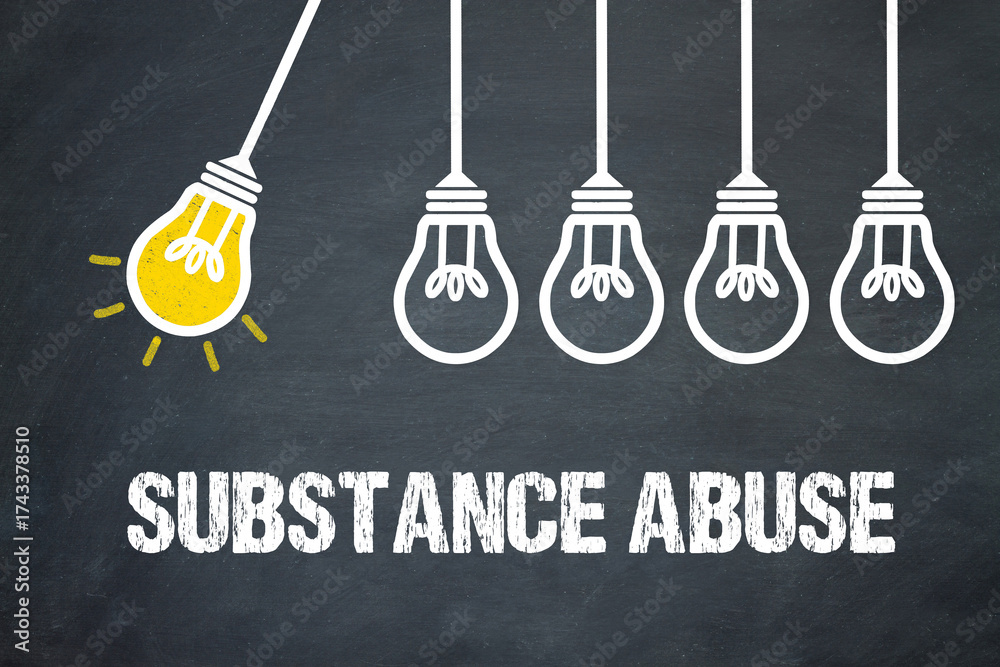 Fototapeta premium Substance abuse 