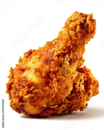 chicken wings isolated on black
