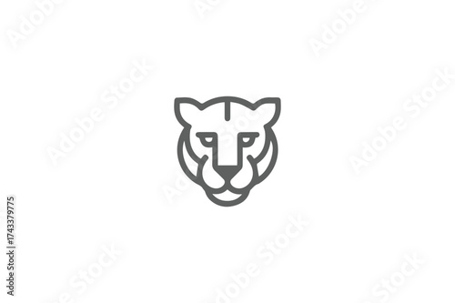 Grace in Ambush Clean Line Panther Head Design