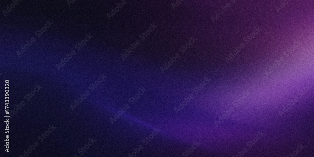 Fototapeta premium Abstract purple and blue gradient with soft light effect