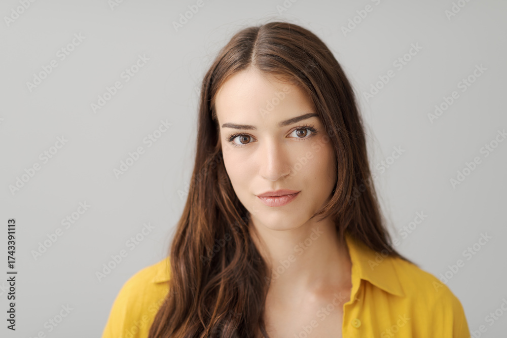 Fototapeta premium Portrait of a beautiful young woman