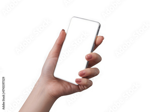 mobile phone in hand