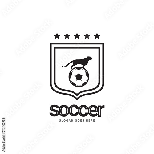 football club emblem logo vector template