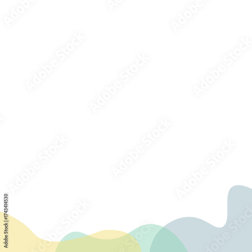 Transparent Blob Footer