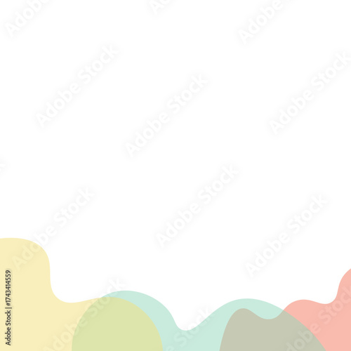 Transparent Blob Footer