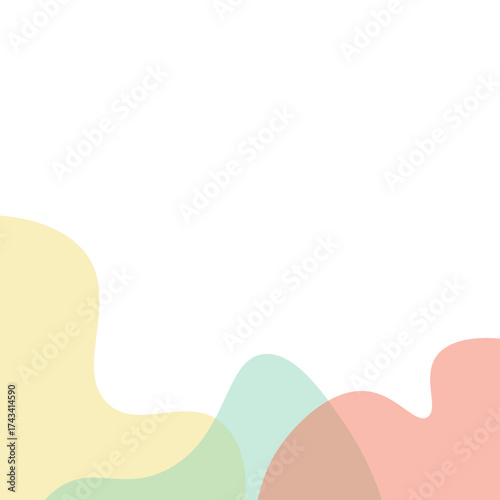 Transparent Blob Footer