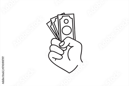 Financial concept illustration showing reward, profit, and monetary transaction idea