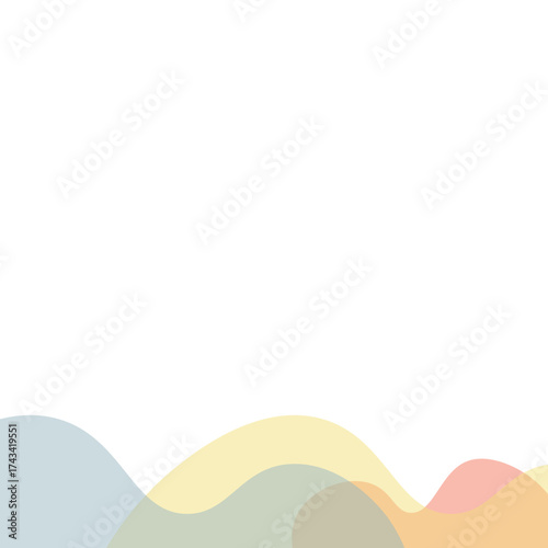 Transparent Blob Footer
