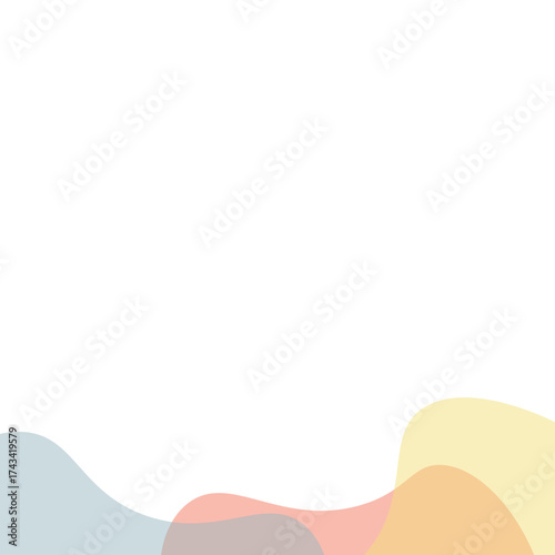 Transparent Blob Footer