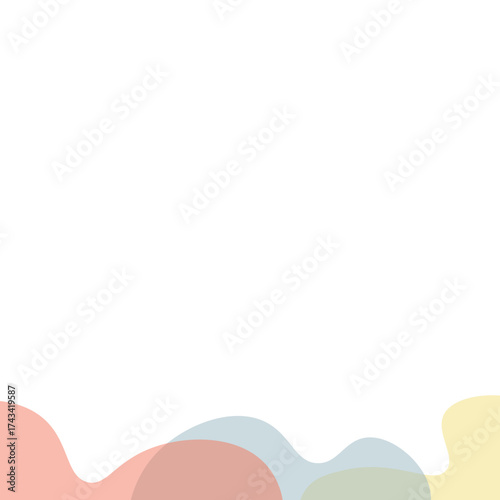 Transparent Blob Footer